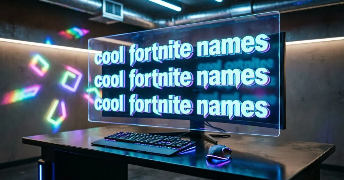 Cool Fortnite Names