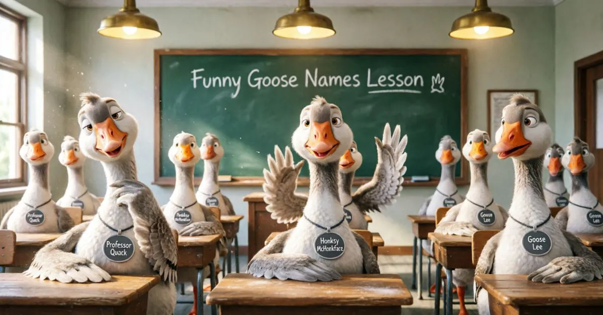 funny goose names