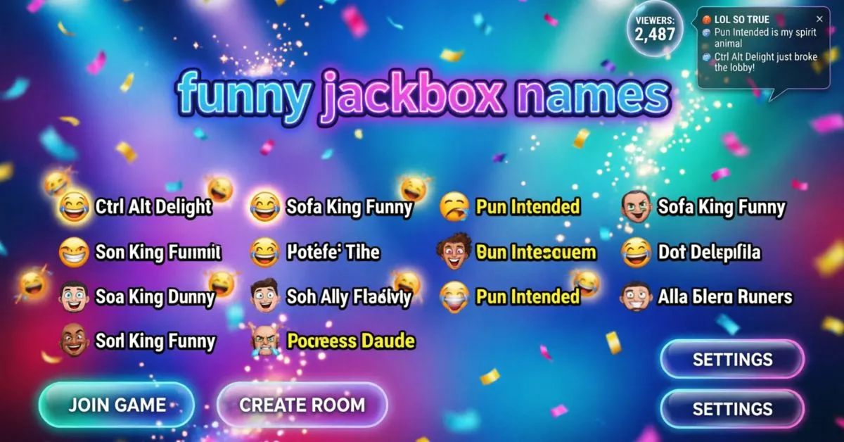 Funny Jackbox Names