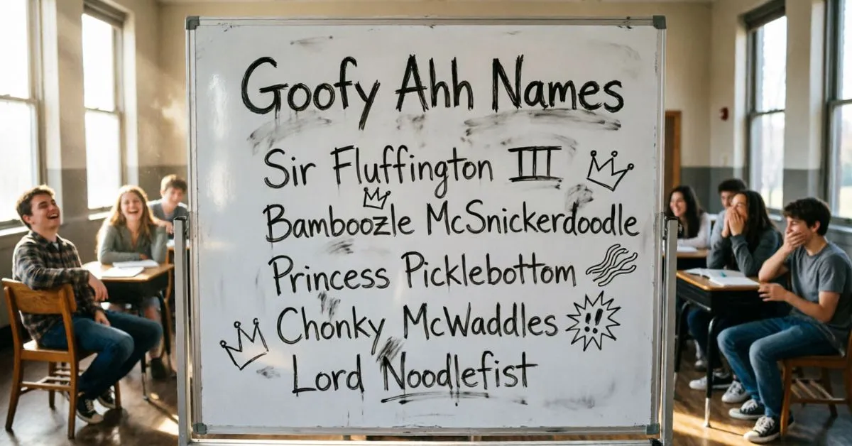 Goofy Ahh Names
