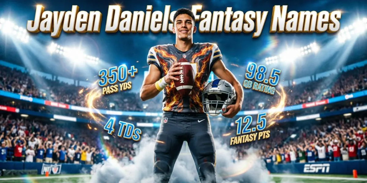 Jayden Daniels Fantasy Names​