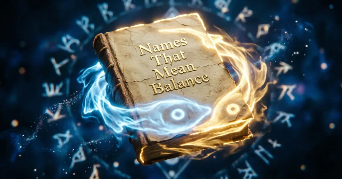 Names That Mean Balance