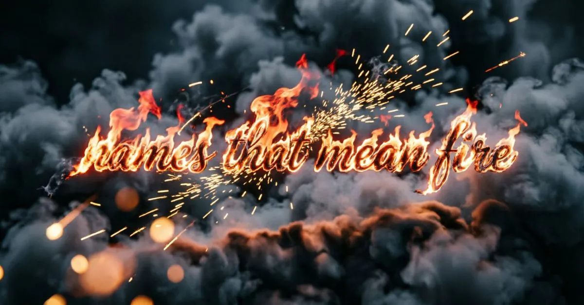 Names That Mean Fire