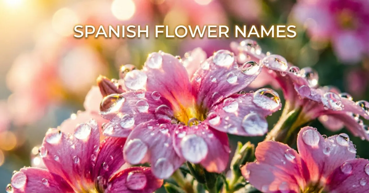 spanish flower names​
