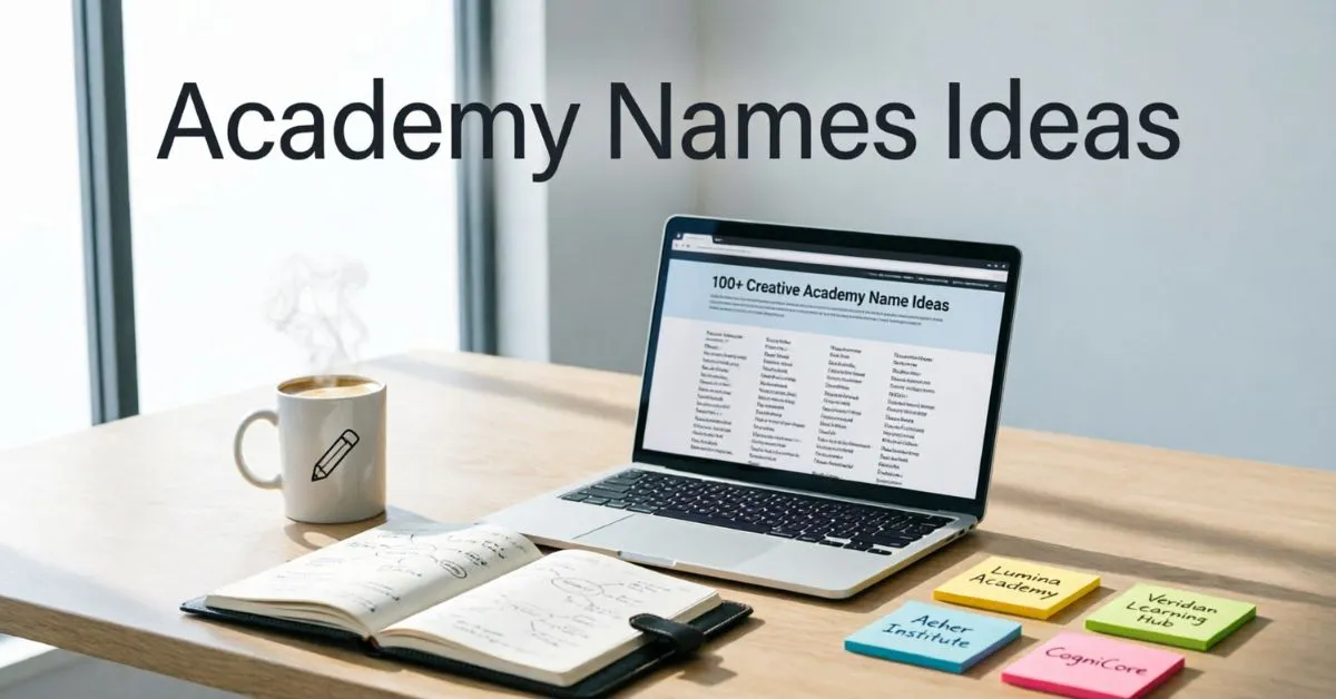 Academy Names Ideas