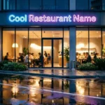 Cool Restaurant Name