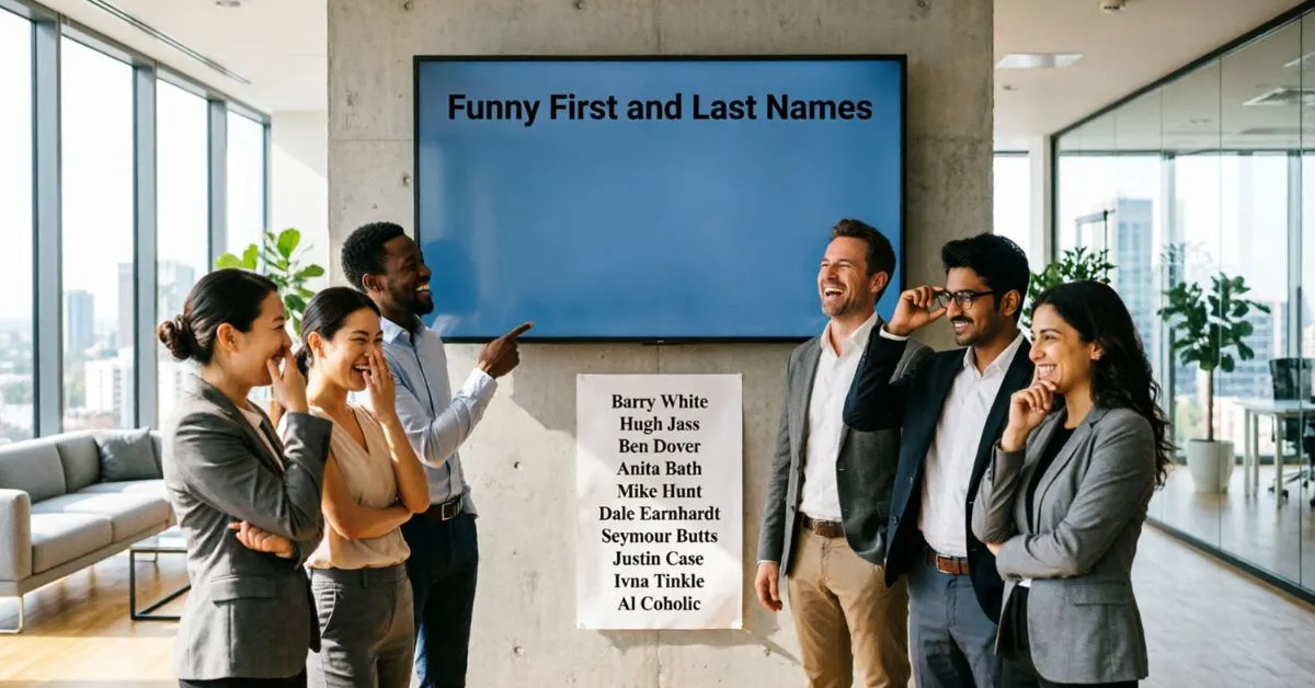 Funny First And Last Names