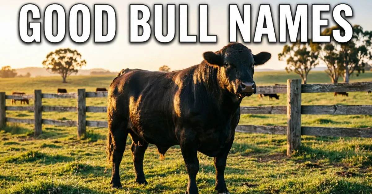 Good Bull Names​