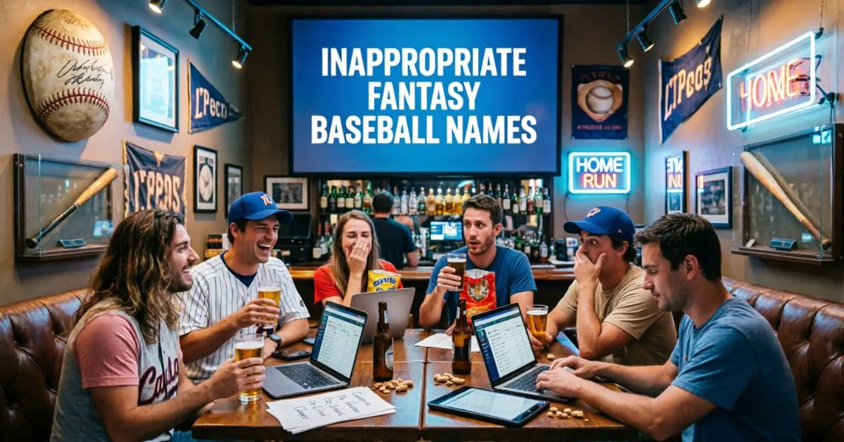 Inappropriate Fantasy Baseball Names