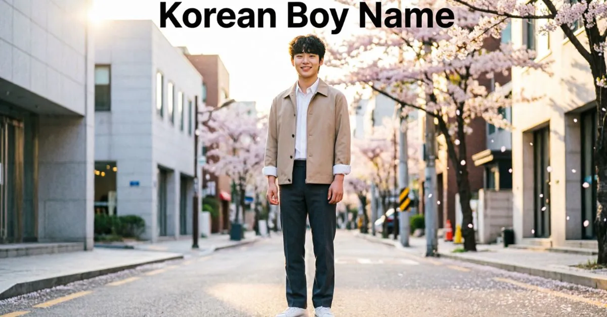 Korean Boy Name