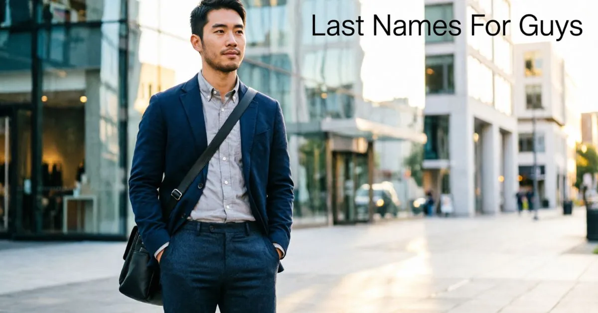 Last Names For Guys