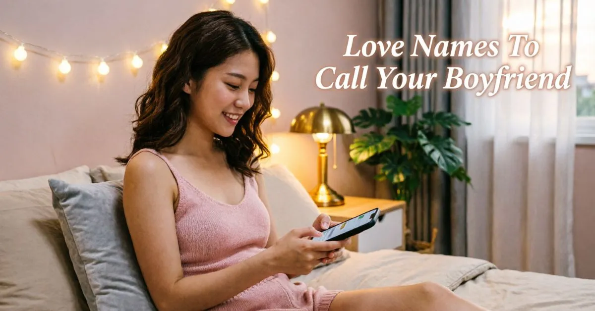 Love Names To Call Your Boyfriend