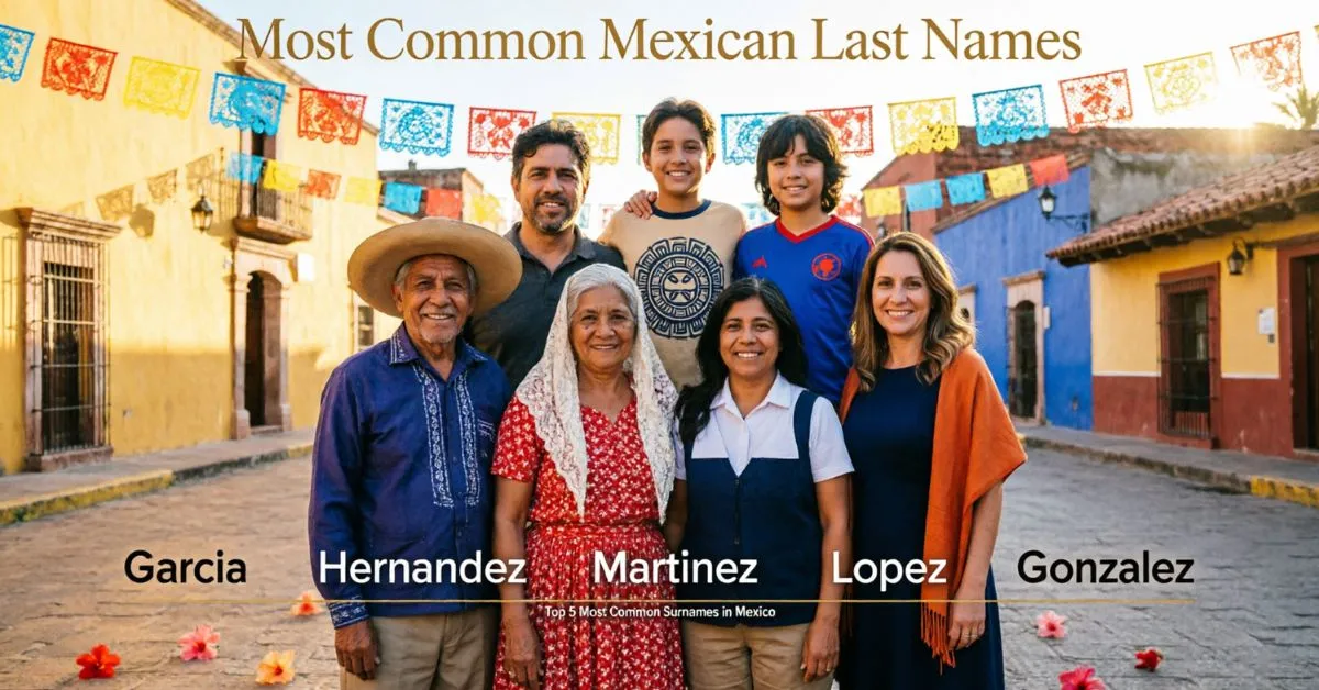 Most Common Mexican Last Names