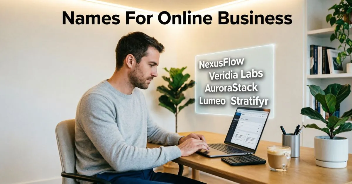 Names For Online Business