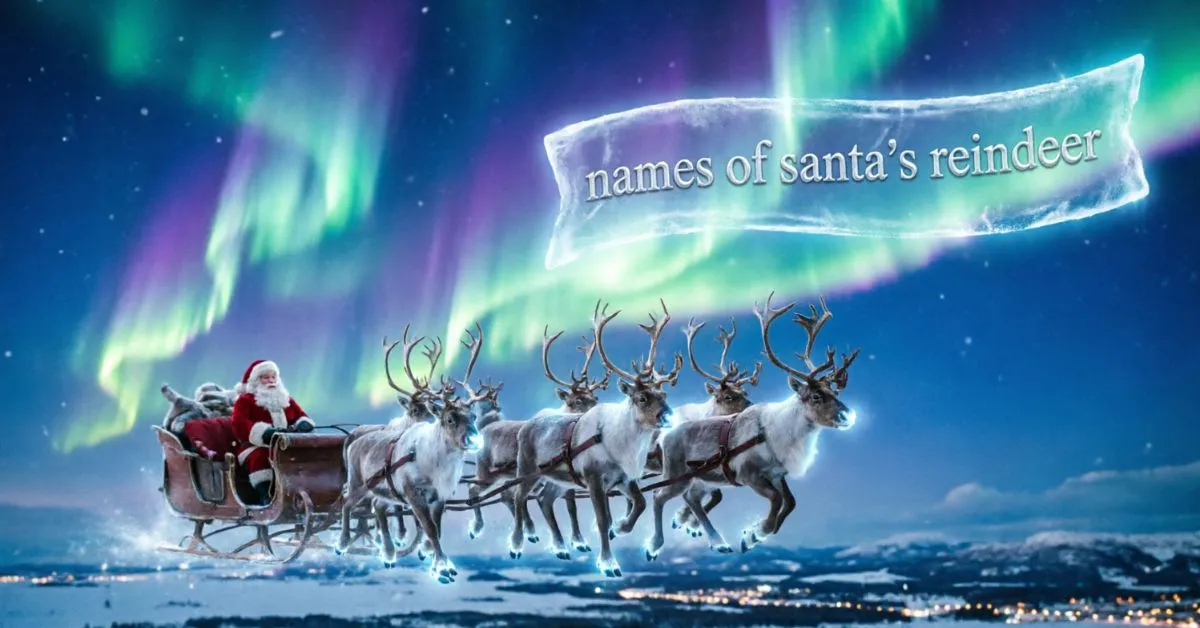 Names Of Santa's Reindeer