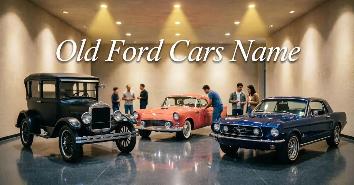 Old Ford Cars Name