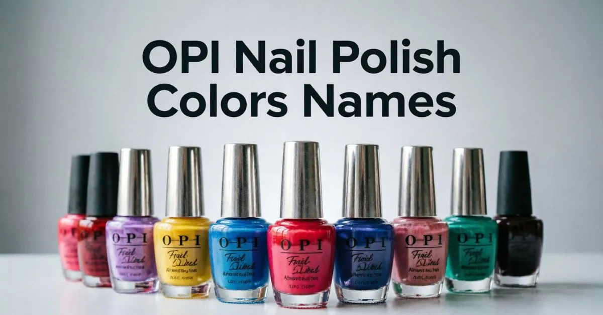 OPI Nail Polish Colors Names