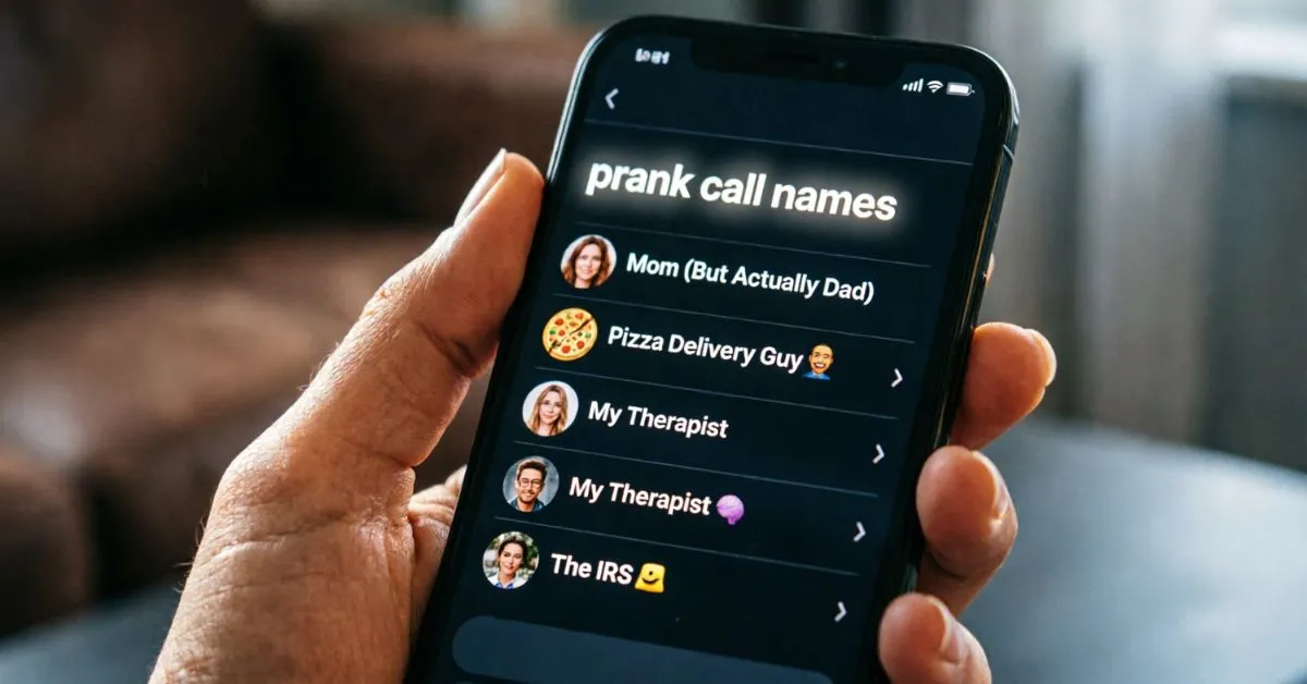 Prank Call Names