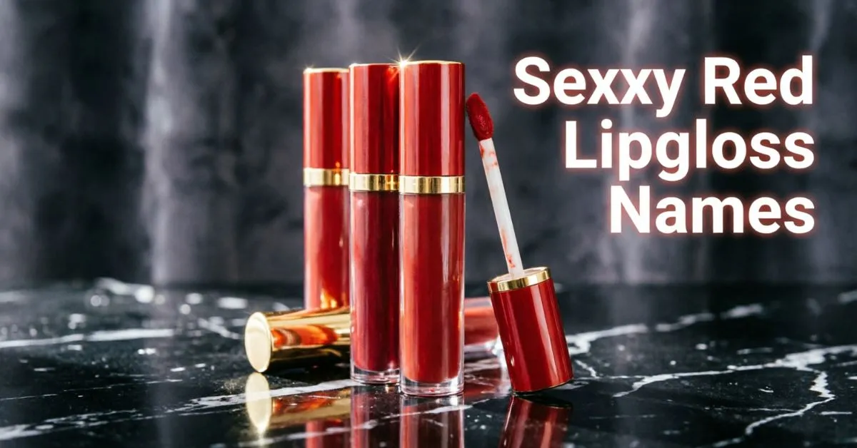 Sexxy Red Lipgloss Names