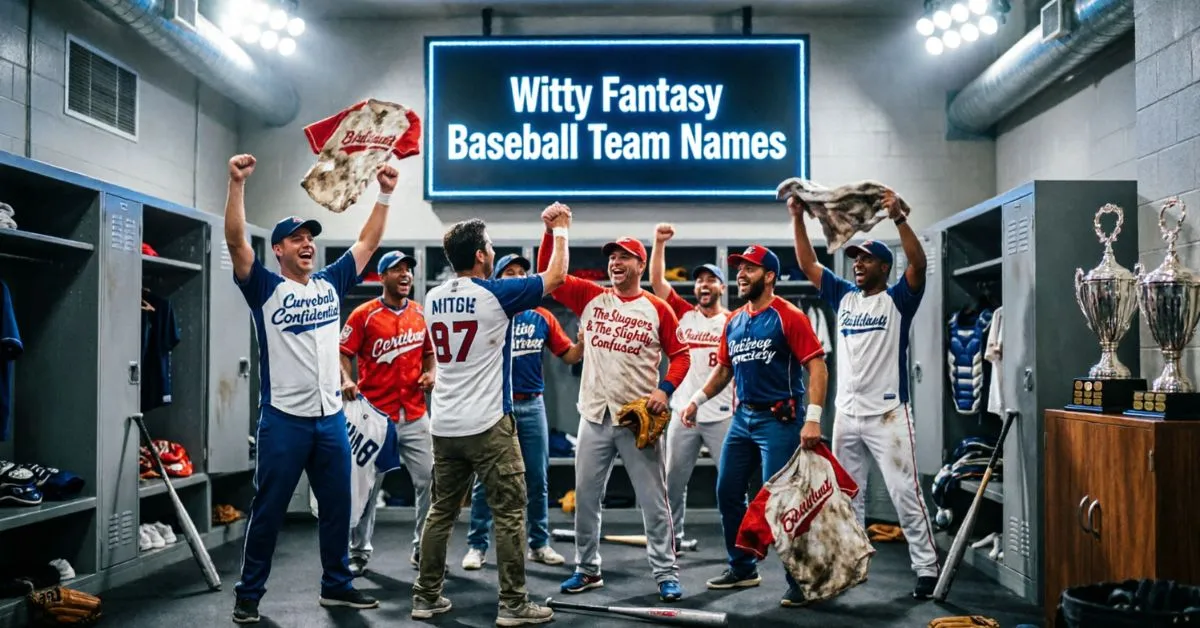 Witty Fantasy Baseball Team Names​