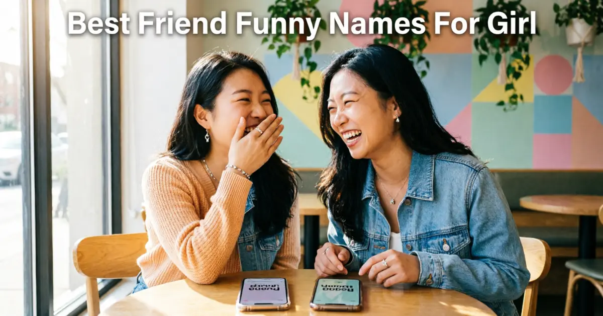 Best Friend Funny Names For Girl