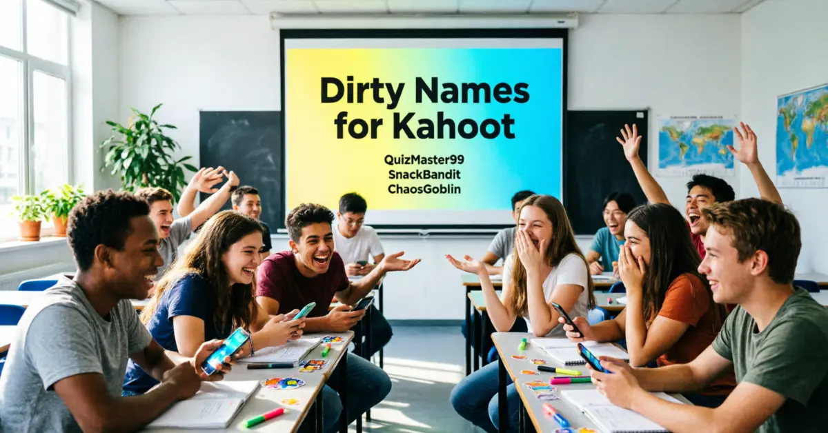 Dirty Names for Kahoot