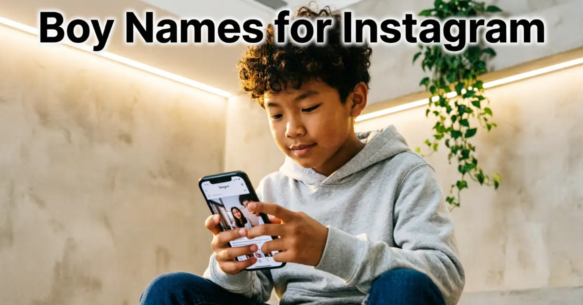 Boy Names for Instagram