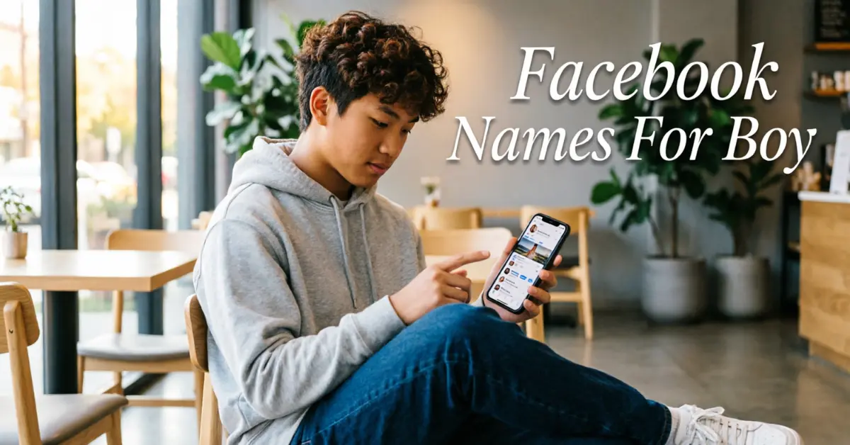 Facebook Names For Boy