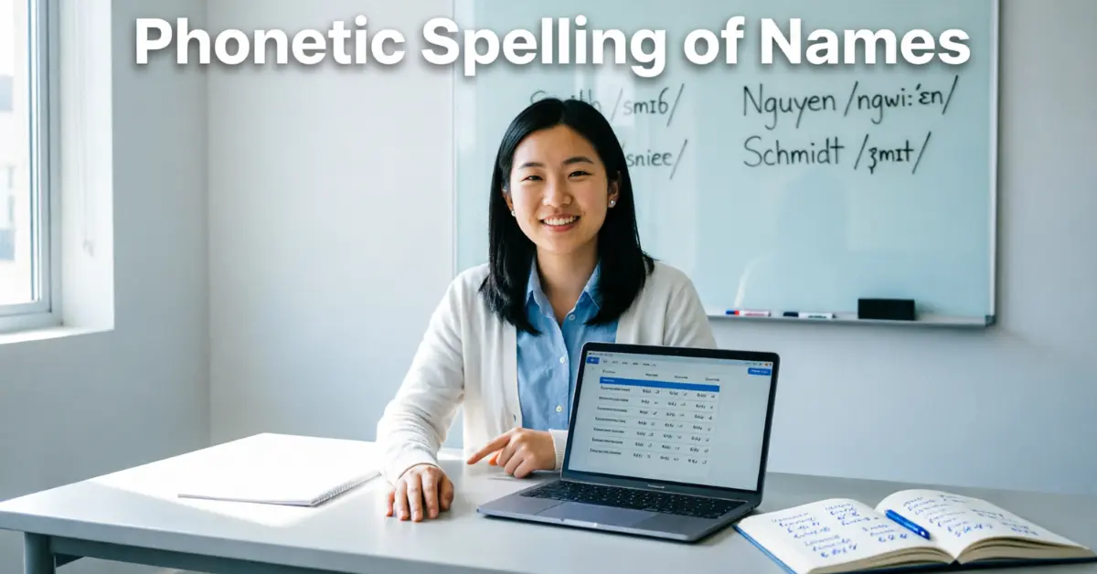 Phonetic Spelling of Names